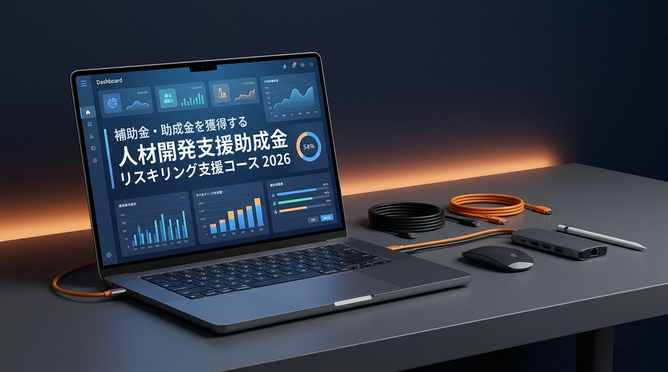 人材開発支援助成金リスキリング支援コースの解説イメージ