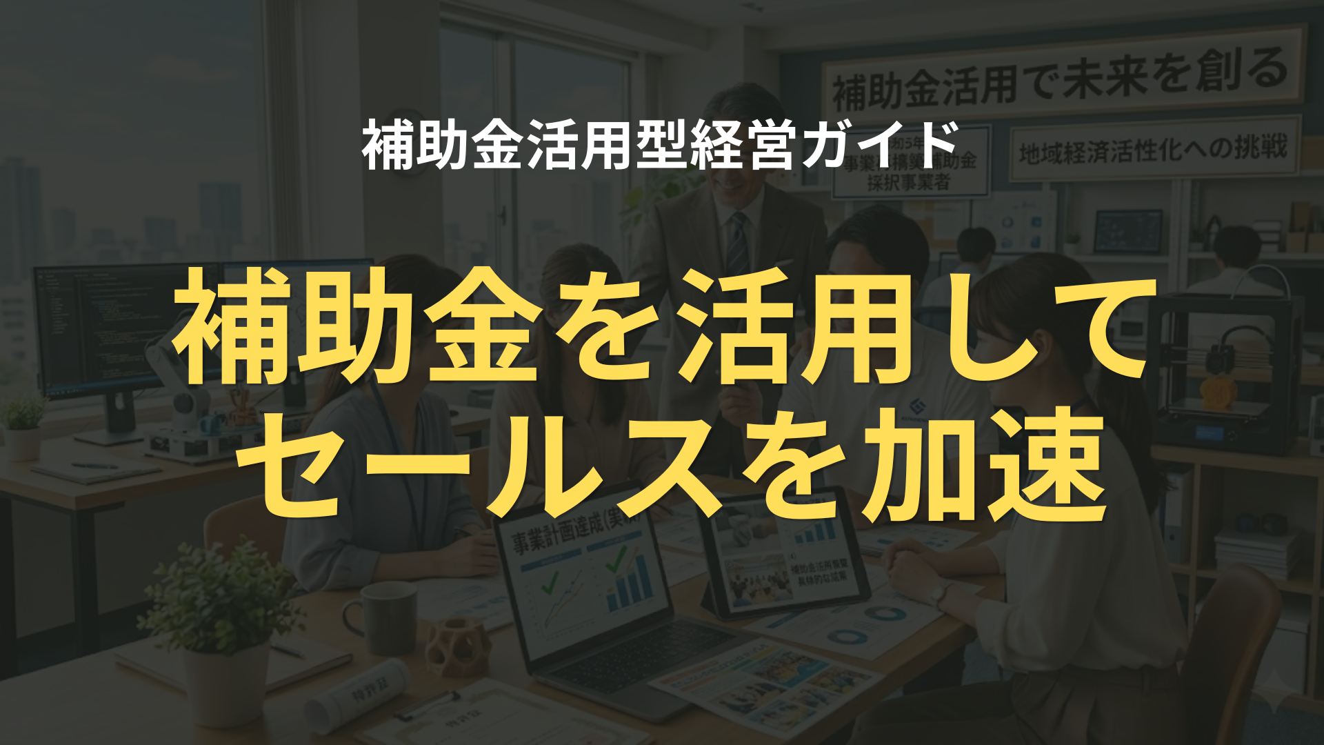 補助金で製品を売る