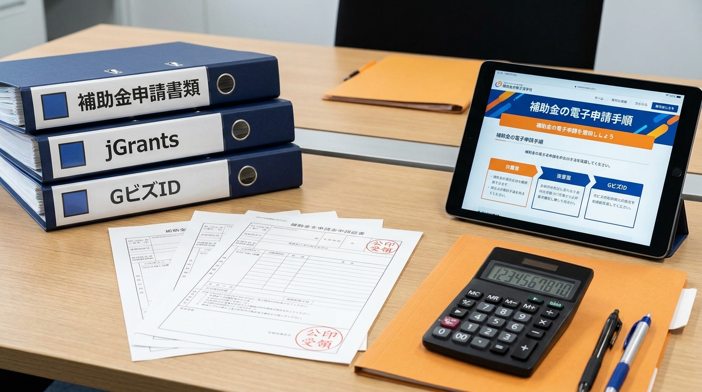 補助金の電子申請手順｜jGrantsとGビズIDの使い方