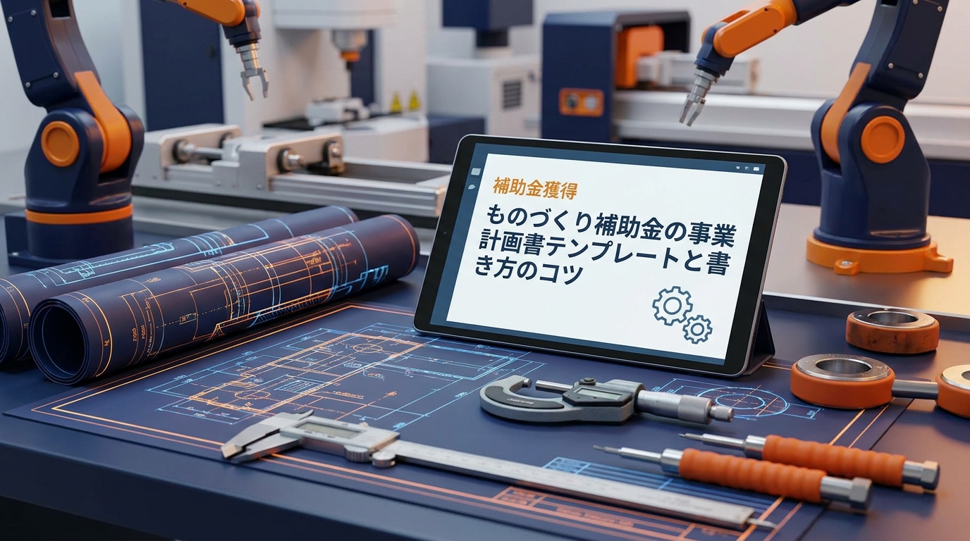 ものづくり補助金の事業計画書テンプレートと書き方のコツ