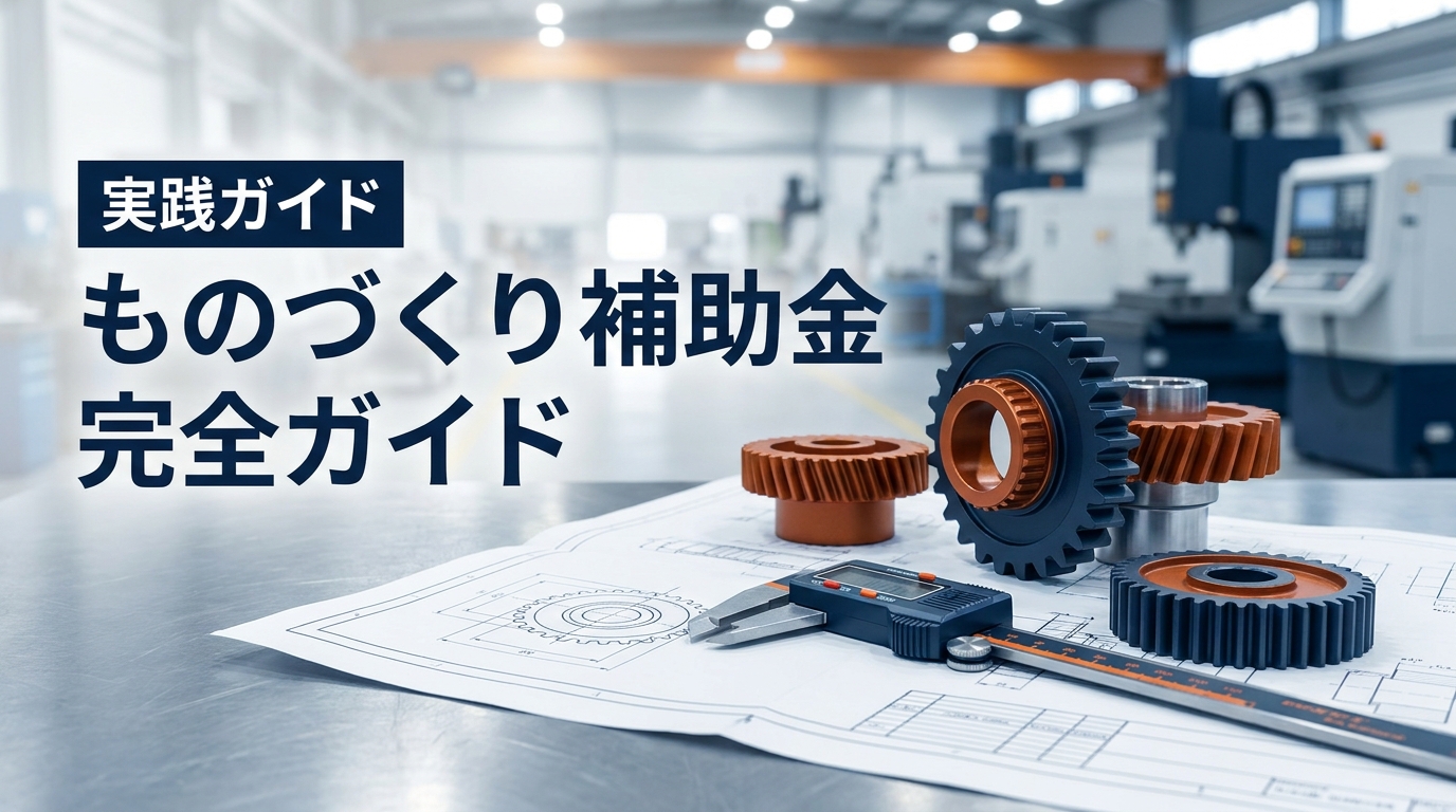 ものづくり補助金の採択率を上げるポイントを示すイメージ