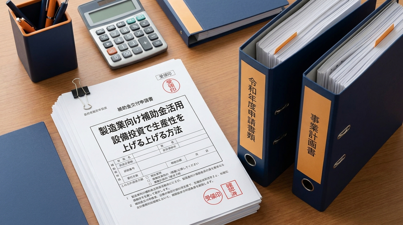 製造業向け補助金活用｜設備投資で生産性を上げる方法