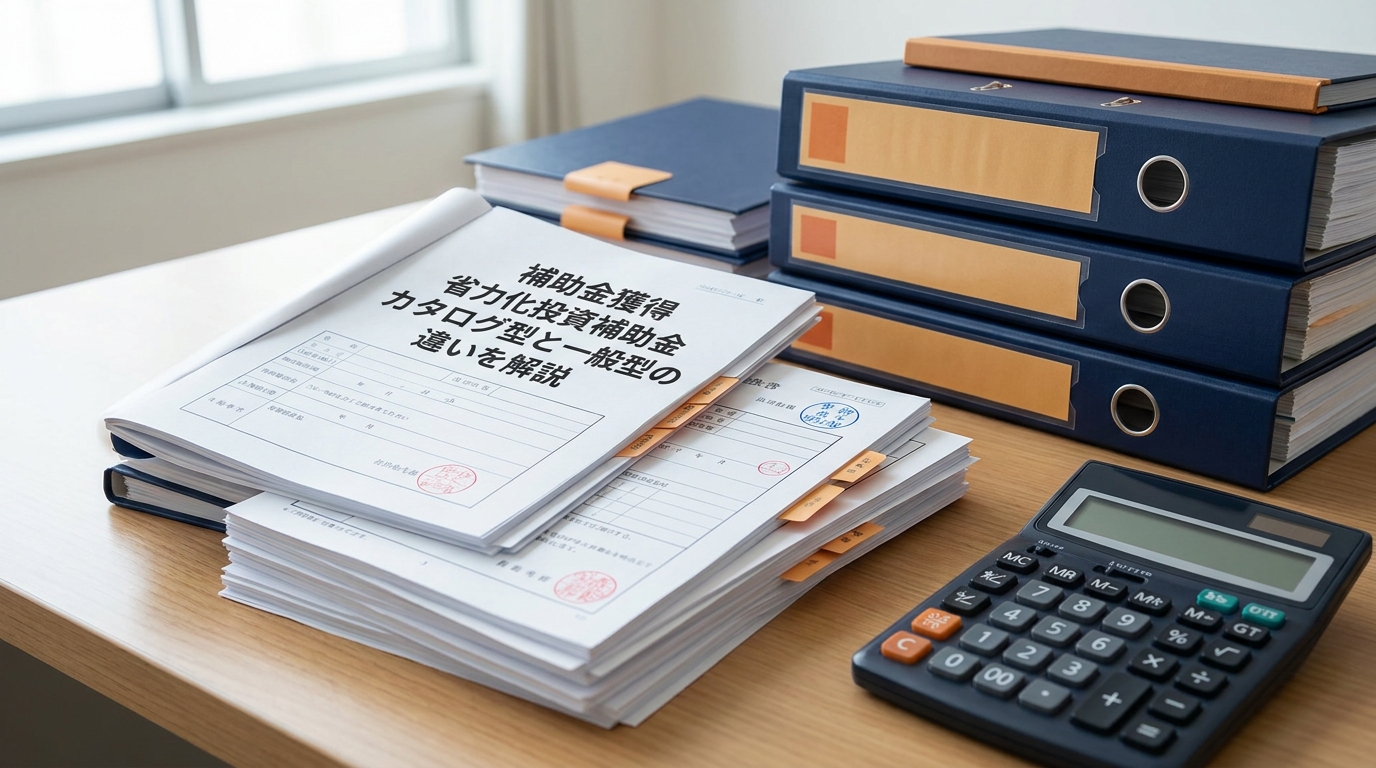 省力化投資補助金カタログ型と一般型の違いを解説