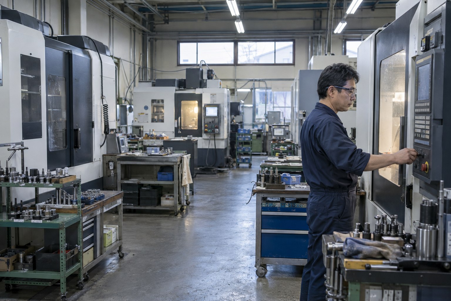 制作見本に使用している製造現場のイメージ